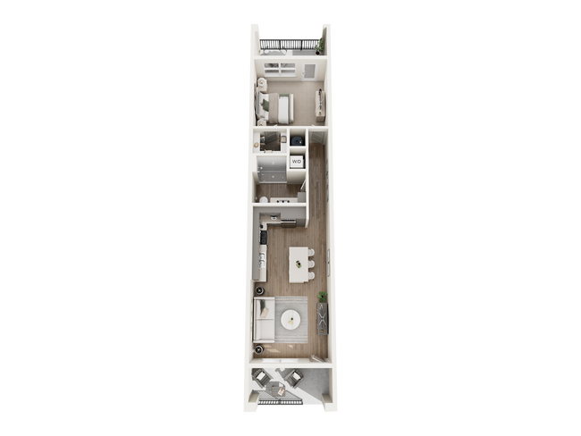 The Bergstrom 7105 floor plan